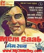 Memsaab 1971 songs