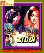 Ziddi 1964 songs